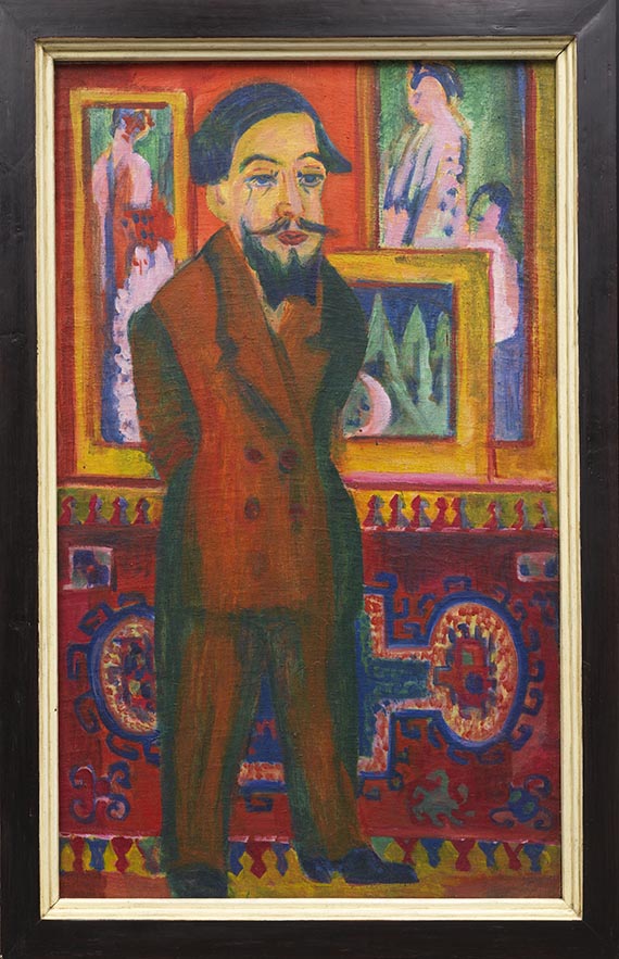 Ernst Ludwig Kirchner - Männerbildnis L. Schames - Image du cadre