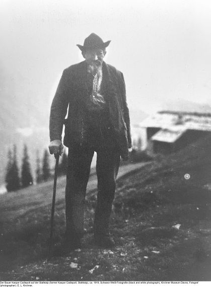 Ernst Ludwig Kirchner - Alter bärtiger Älpler in schwarzem Hut (Kaspar Cadiepolt) - Autre image
