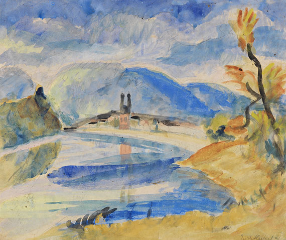 Erich Heckel - Bei Säckingen