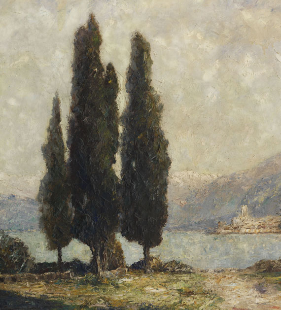 Otto Pippel - Blick auf Malcesine am Gardasee - Autre image