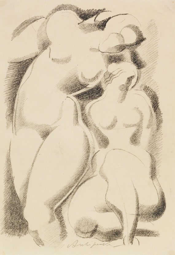 Alexander Archipenko - Two Nudes (Doppelakt)