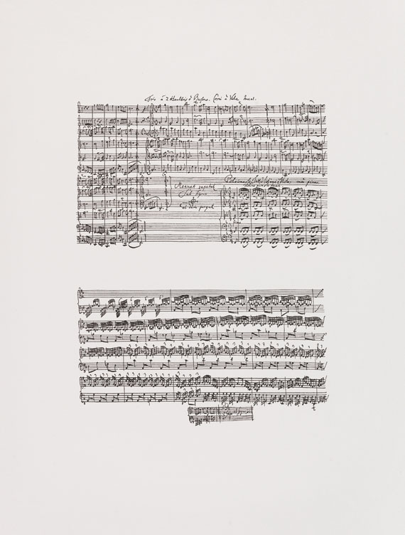Eduardo Chillida - Blatt 10 aus: Hommage à Johann Sebastian Bach - Autre image