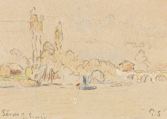 Paul Signac - La Seine près de Sèvres