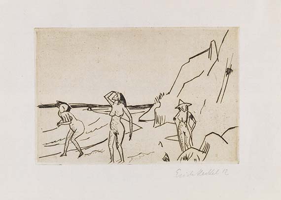 Erich Heckel - Frauen am Strand