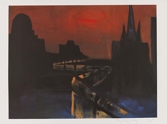 Rainer Fetting - Berliner Mauer