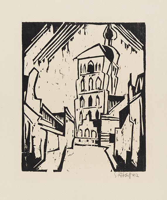 Karl Schmidt-Rottluff - Stralsunder Türme