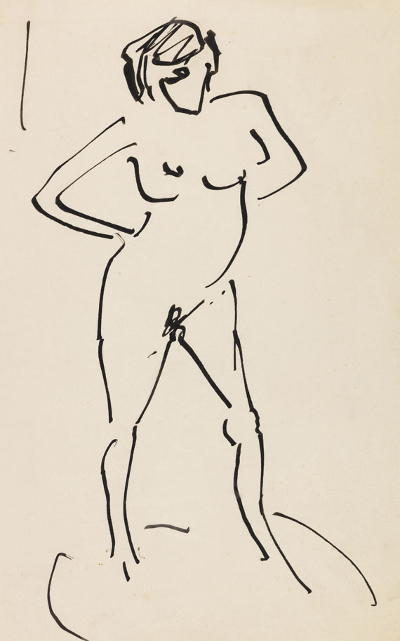 Ernst Ludwig Kirchner - Weiblicher Akt