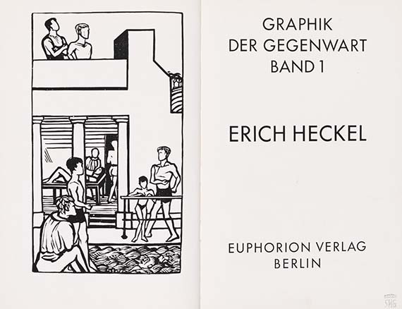 Erich Heckel - Graphik der Gegenwart, Band I, Euphorion-Verlag Berlin - Autre image