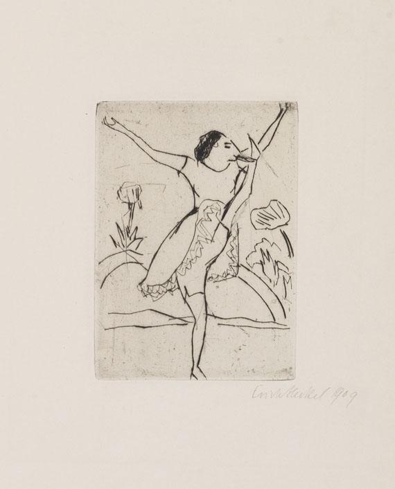 Erich Heckel - Römische Tänzerin