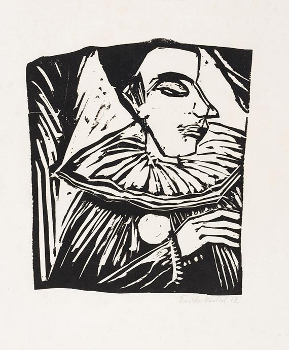 Erich Heckel - Pierrot