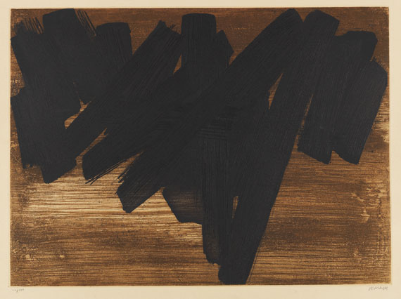 Pierre Soulages - Ohne Titel (Eau-forte V)