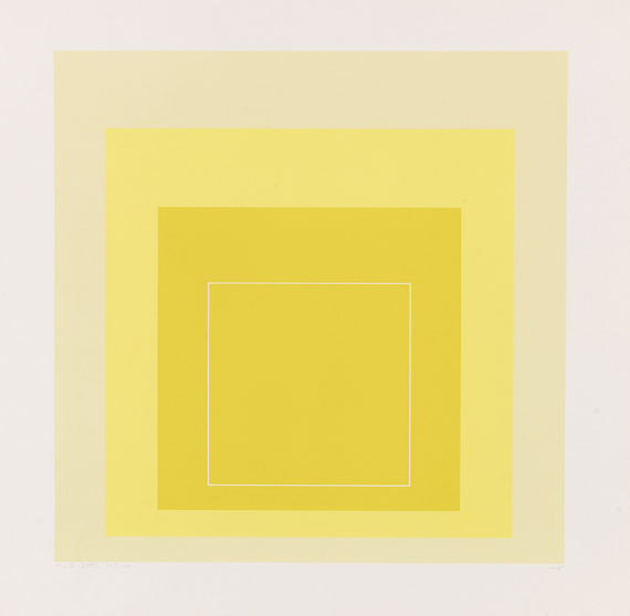 Josef Albers - White Line Square XVII