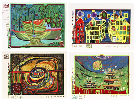 Friedensreich Hundertwasser - Regentag (Look at it on a rainy day)