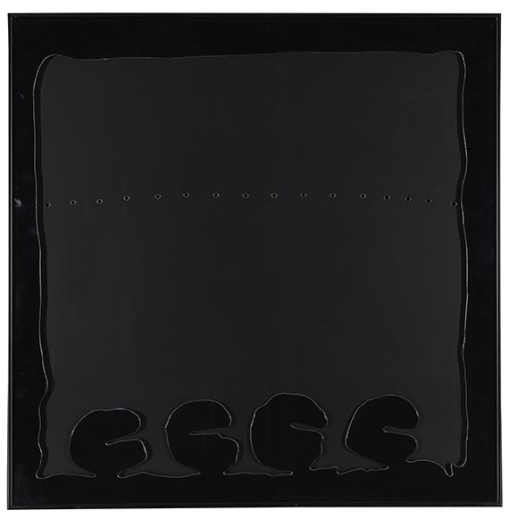 Lucio Fontana - Concetto Spaziale - Teatrino (nero & bianco) - Autre image