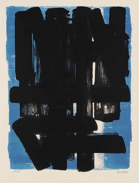 Pierre Soulages - Lithographie No. 5