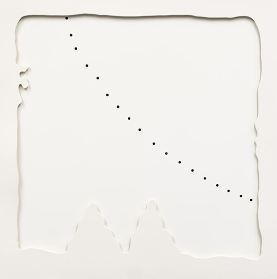 Lucio Fontana - Teatrino (weiß II)