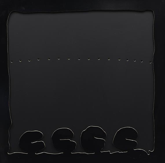 Lucio Fontana - Teatrino (schwarz I)