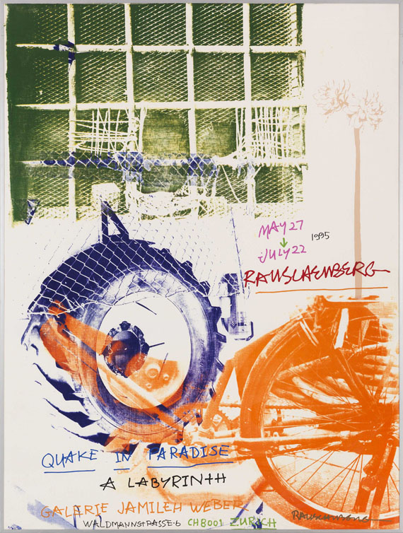 Robert Rauschenberg - Quake in Paradise - Image du cadre