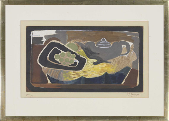 Georges Braque - Théière et Raisin (Teekanne und Traube) - Image du cadre