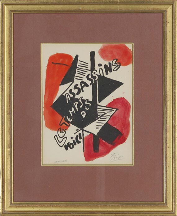 Fernand Léger - Matinee d?ivresse Assassins le Temps (Voici le Temps des Assassins) - Image du cadre
