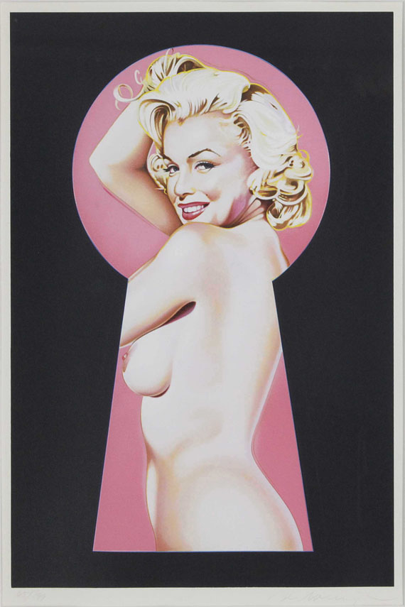 Mel Ramos - Peek-a-Boo Marilyn (#1, #2, #3) - Image du cadre