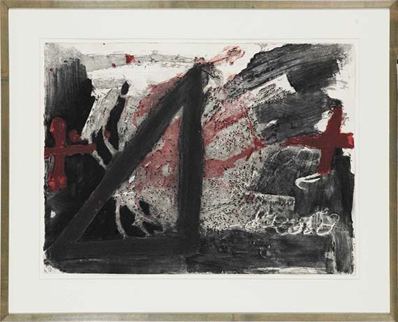 Antoni Tàpies - Triangle - Image du cadre