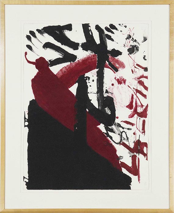Antoni Tàpies - Signes negres - Image du cadre