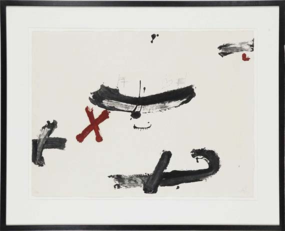 Antoni Tàpies - Espai amb signes (32) - Image du cadre