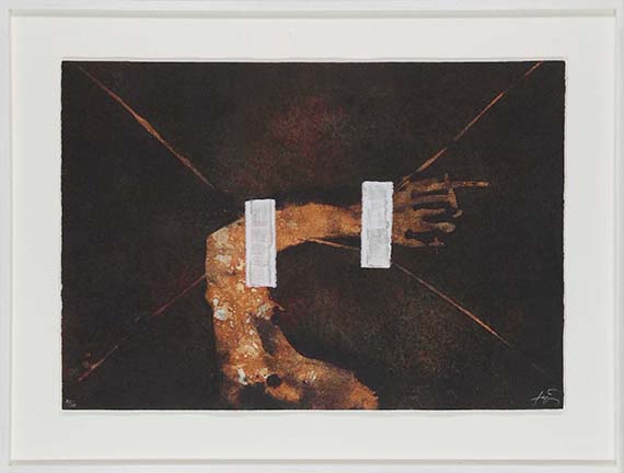 Antoni Tàpies - Empreinte - Image du cadre