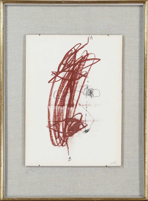 Antoni Tàpies - Sliced - Image du cadre