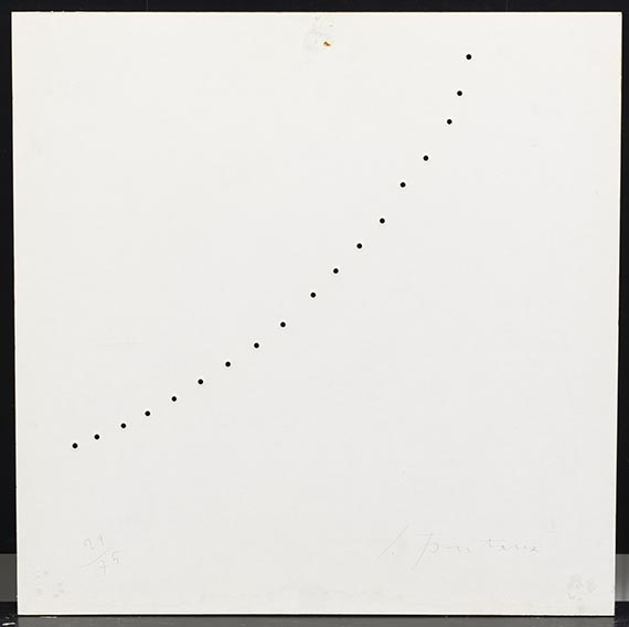 Lucio Fontana - Teatrino (weiß II) - Verso
