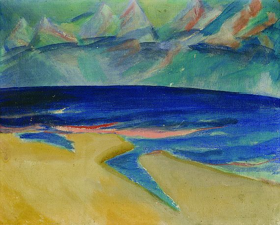 Erich Heckel - Meereslandschaft bei Ostende