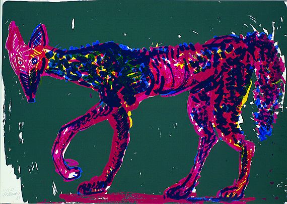 Rainer Fetting - Wolf