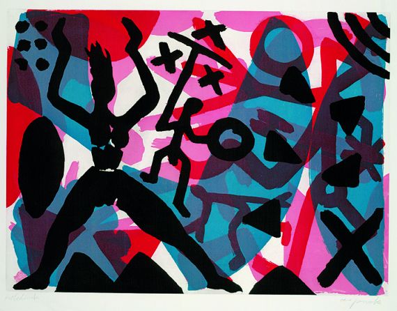 A.R. (d.i. Ralf Winkler) Penck - Komposition