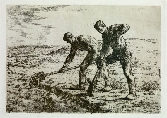 Jean Francois Millet - Les bêcheurs