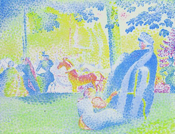 Henri-Edmond Cross - In den Champs-Elysées