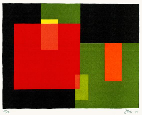 Johannes Itten - Komposition mit Quadraten und Rechtecken