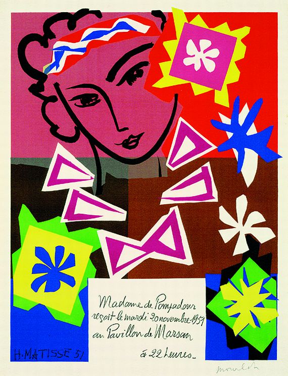 Henri Matisse - Madame de Pompadour au Pavillon de Marsan