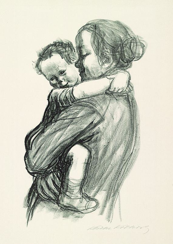 Käthe Kollwitz - Mutter mit Jungen