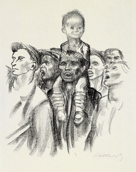 Käthe Kollwitz - Demonstration (I. Fassung)