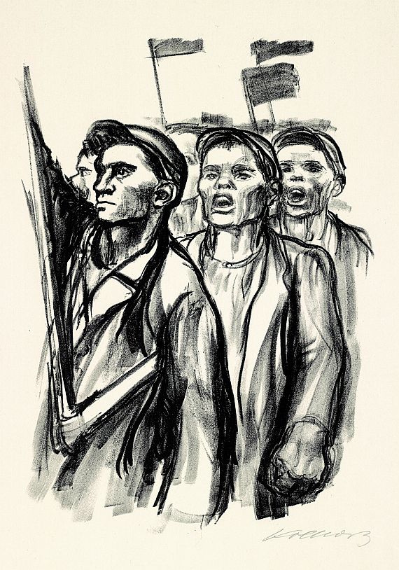 Käthe Kollwitz - Demonstration (II. Fassung)