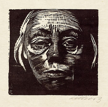 Käthe Kollwitz - Selbstbildnis von vorn