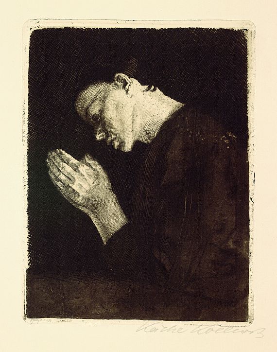 Käthe Kollwitz - Betendes Mädchen