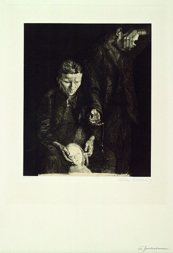 Käthe Kollwitz - Zertretene (Arme Familie)