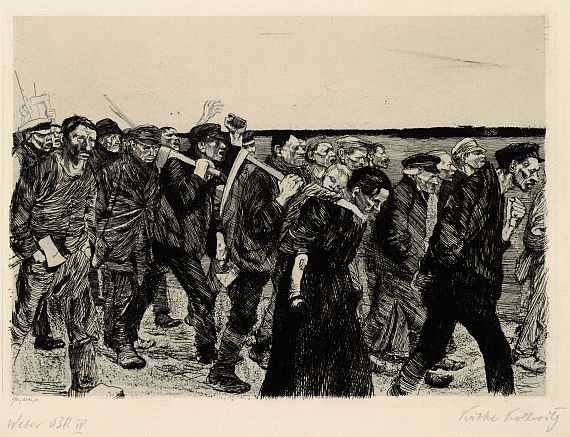 Käthe Kollwitz - Weberzug