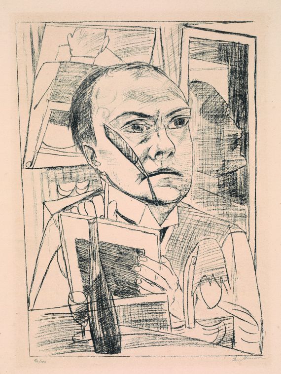 Max Beckmann - Selbst im Hotel