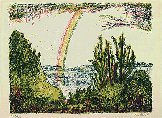 Erich Heckel - Regenbogen