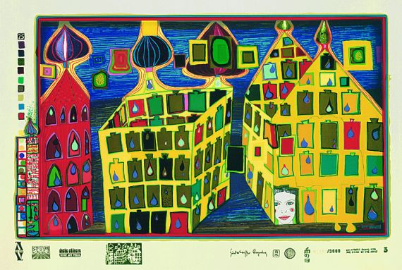 Friedensreich Hundertwasser - Mit der Liebe warten tut weh, wenn die Liebe woanders ist