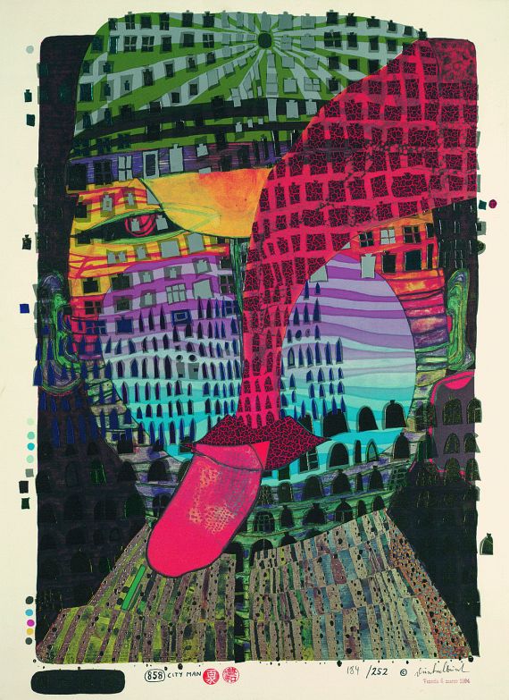 Friedensreich Hundertwasser - The city man