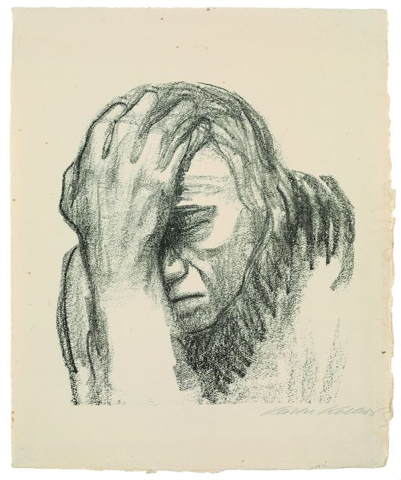 Käthe Kollwitz - Nachdenkende Frau